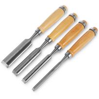 4Pcs Wood Chisel Set Chrome Vanadium Woodworking Chisel Tool Multipurpose Wood Whittling Cutter Carpenter Chisel Hand Tool 4pcs