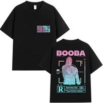 Rapper BOOBA B2O Tour 2025 Graphic T Shirts Men's Hip Hop Gothic Short Sleeve T-shirt Retro High Quality Cotton Tees Streetwear S