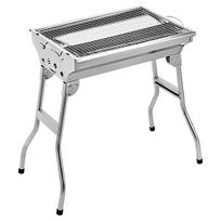 Portable Barbecue Grill Multi-Function Camping Stove Foldable Charcoal Grill with Storage Basket Charcoal BBQ Grill for Camping