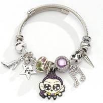 Kpop Demon Hunters Rumi Zoey Mira Crow Beaded Charms Bracelet Women  Accessories Girl Cute Anime Adjustable Chain Bangle