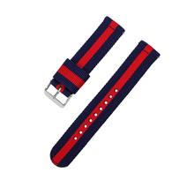Nailono laikrodžio dirželis 20mm 22mm Universalus drobės apyrankė Casio vyrams moterims Austa riešo juosta Vienos dalies kilpa Laikrodžio dirželis 20mm