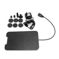 15W Solar Fountain Pump,with 10Nozzles and 6ft Water Pipe,Powered Pump for Bird Bath,Pond,Garden and Other Places 5V&15W juoda