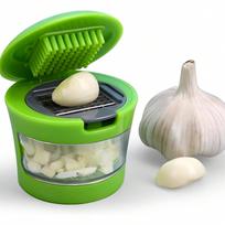 Garlic Chopper Mini, Hand Press Garlic Chopper, Garlic Mincer Tool, Garlic Peeler, Garlic Masher, Ingredient Spice Chopper