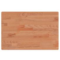Table Top 60 x 40 x 1.5 cm Rectangular Solid Beech Wood