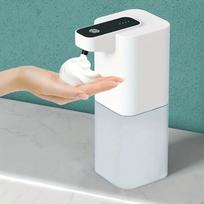 Automatinis muilo dozatorius, 400 ml / 14 oz bekontaktis jutiklinis putų muilo dozatorius, įkraunamas per USB, automatinis bekontaktis putų skysto muilo dozatorius FNC-PP5