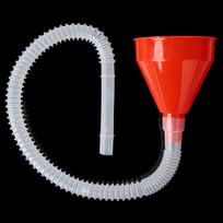 Automobilio kuro pildymo piltuvas su nuimama žarna Automobilinis motociklas 55 cm prailgintas kreipiamasis vamzdis ilgas antgalis Variklis degalų papildymo plastikinis piltuvas