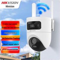 HIKVISION 10MP Dvigubo objektyvo Panoraminė PTZ Išmanioji IP Kamera CN kištukas (adapteris įtrauktas)