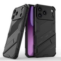 Shockproof Armor Stand Case For iPhone 17 Pro Max Coque iPhone 16 15 14 13 Pro Max Hybrid TPU+PC Hidden Phone Holder Cover iPhone17 juoda