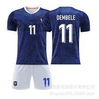 26 Namas Nr. 10Mbabpe Futbolo Uniformos Rinkinys 11 Dembele 6 Kamawinga 7 Griezman Marškinėliai 28#