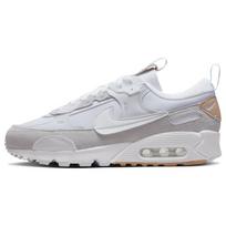 Nike Air Max 90 Futura Klasikinės spalvos Blokinis Audinio Odos Žemi Bėgimo Bateliai Vyriški sportbačiai Pilki Balti DX3280-100 35.5