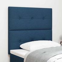 LED Headboard with Blue LED Light Strips 100 cm Fabric