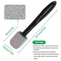 Heavy Duty Toilet Cleaning Wand Hard Water Stain Remover Deep Clean Bowl Scrubber Brush Head Accessories
