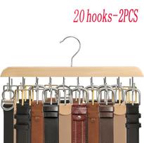 Wooden Belt Rack Women Storage Hangers For Clothes Case Hats Bra Home Clothing Hanging Hooks Wardrobes Multifunctional Hanger