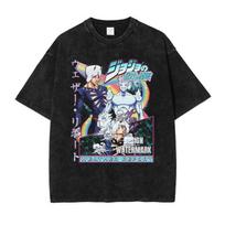 HUANHUSHENG JoJo's Bizarre Adventure Men's Cotton T-Shirt L