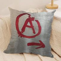 C-Cs Go Bomb Funny Cushion Cover Silky Short Plush Invisible Zipper Dustproof Sofa Pillow Case For Home Decor Peach skin 18*18(CM)-1Pcs