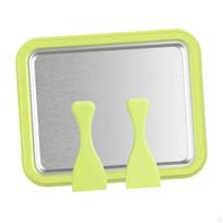 Ice Cream Plate Maker Fried Tray DIY Household Portable Instant Gelato Pan Cold for žalia