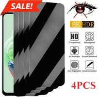 4PCS Privatumo ekrano apsauga, skirta Xiaomi Redmi Note 12 11 10 13 Pro 11S 9 8 7 Plus 5G 10S 9S Anti-spy Glass, skirta Redmi 10C 9A 9 Note 9S