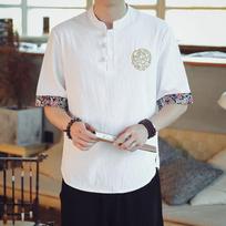 Japanese Samurai Traditional Style Kimono Casual Shirt Fashion  Jackets Men Chinese Streetwear Loose  Shirt Clothing Tops S balta