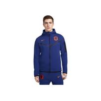 Nike Tech Fleece Windrunner su užtrauktuku ir logotipų siuvinėjimu Vyriškas džemperis su gobtuvu Giliai mėlynas FJ8158-455 S
