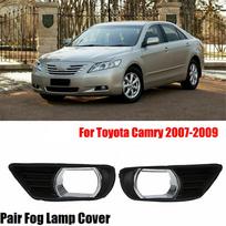 2x Priekinio buferio apatinė rūko žibinto lemputės apdailos apvado dangtelis Toyota Camry 2007-2009 gray