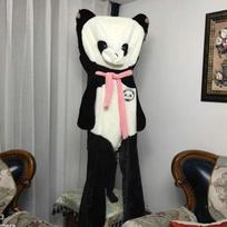 80-180cm milžiniškos pandos pliušiniai žaislai minkšta išorinė oda gyvūnai meškos kailis šventinis gimtadienio dovana Valentino Brinquedos 80cm