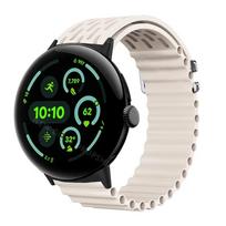 Soft Silicone Loop Strap for Google Pixel Watch 3 45mm Ocean Sports Band for Google Pixel Watch 3 45mm Men Breathable Bracelet Pixel Watch 3 45mm