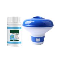 Automatinis plaukiojantis chloro dozatorius baseinui Reguliuojamas baseino valiklis Cheminis plūduras Tabletės dozatorius