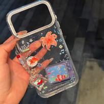 Svajonių auksuota lelija TV auksinė žuvelė iphone17promax apple 16p dėklas 15 iPhone 14