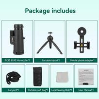 Svbony F9333A/F9333B Binoculars 10X42/8X32 Telescope Powerful Professional HD Long Range Camping Equipment For Traving Suvival