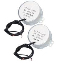 2 vnt. sinchroninis variklis Mini 15–18 aps./min. CW CCW sukimosi priedų rinkinys 4W AC220–240V 50TYC