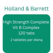 High Strength Complete Vit B Complex - 120 tabs - Holland & Barrett