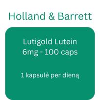 Lutigold Lutein, 6mg - 100 caps - Holland & Barrett