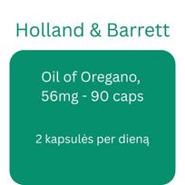 Oil of Oregano, 56mg - 90 caps - Holland & Barrett