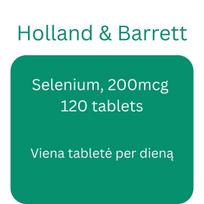 Selenium, 200mcg - 120 tablets - Holland & Barrett