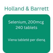 Selenium, 200mcg - 240 tablets - Holland & Barrett