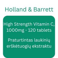 High Strength Vitamin C, 1000mg - 120 tablets - Holland & Barrett