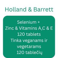 Selenium + Zinc & Vitamins A,C & E - 120 tablets - Holland & Barrett