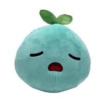 Roblox Slime RNG Plush Doll 4 Styles Red Devil Purple Alien Cat Sprout Soft Round Stuffed Toy Cute Game Decor Gift for Kids Roblox Game Fan Collectors Standard packaging žalsvai mėlyna