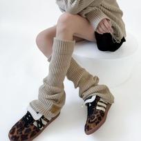 Autumn Winter Leg Warmers Women Knitted Foot Cover Knee High Socks Thigh High Women Stockings JK Girls Lolita Leg Warmers Sox 39