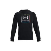 Under Armour Rival Sweatshirts Men's Black Hooded Thickened Regular 1370349-001 L