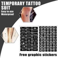30ml/Rinkinys Tatuiruočių Šablonas Ilgalaikis Tatuiruotojo Aksesuaras Realistiškas Naudingas Laikinas Skystis Tinka Suaugusiems