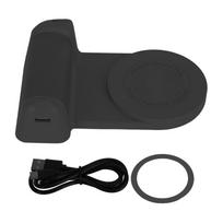 Magnetinė fotoaparato rankena Bluetooth laikiklis Išmaniojo telefono rankena nuotraukų laikiklis Bluetooth Wireless Remote Co Black with Bluetooth Camera Fu black
