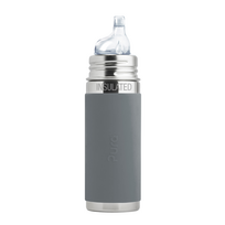 Vaikiška gertuvė Pura Sippy TERMO GREY 260ml