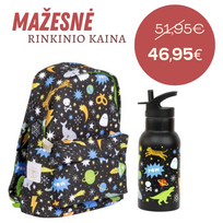 Vaikiška kuprinė ir gertuvė Galaxy rinkinys