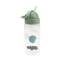 Vaikiška gertuvė su šiaudeliu HAPPY CLOUD GREEN