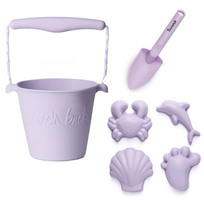 Silikoniniai smėlio žaislai vaikams – Scrunch Dusty Purple