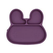 Silikoninė lėkštė BUNNY - PLUM