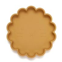 Silikoninė prilimpanti lėkštė LION Ochre