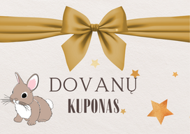 Dovanų kuponas 30 EUR - Voverytės butikėlis