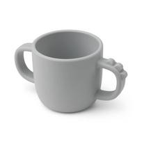Silikoninis vaikiškas puodelis Croco Grey